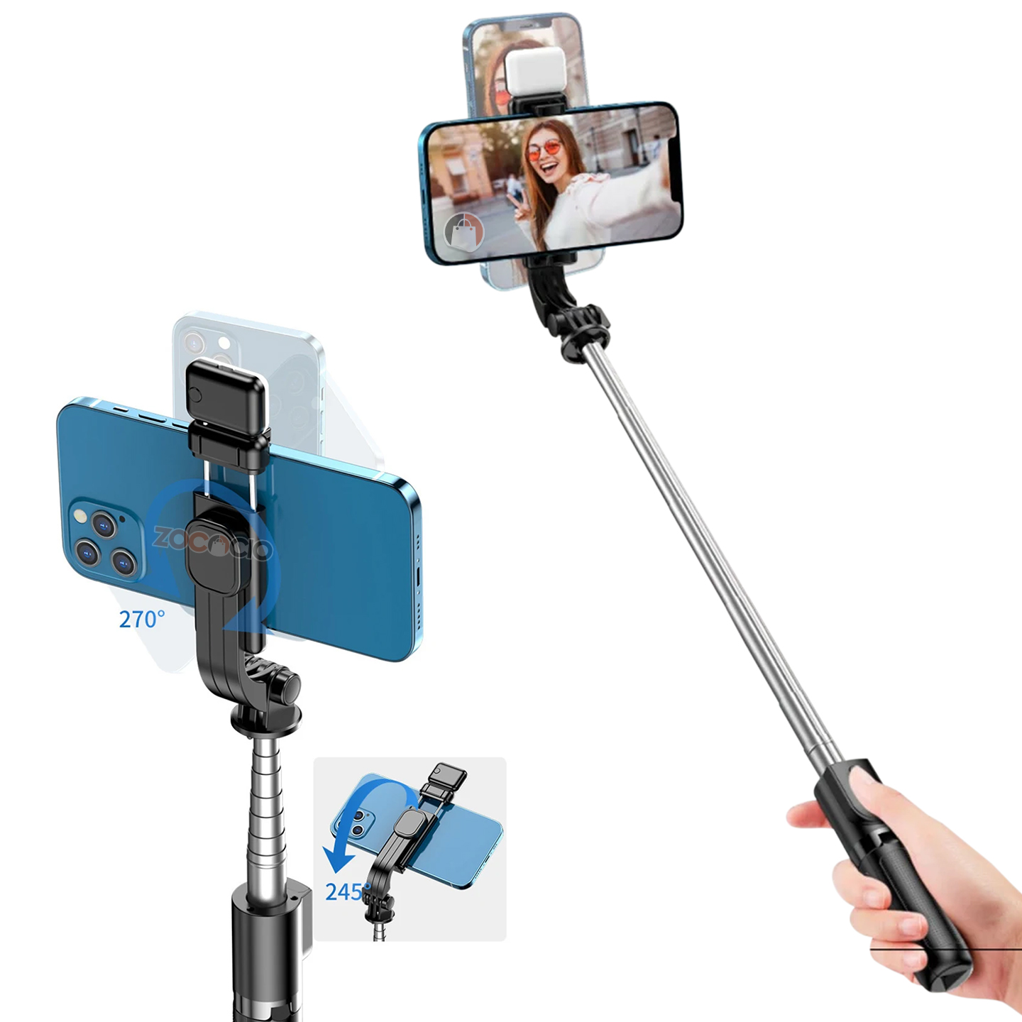 Miniatura 4 de Palo De Selfie Con Bluetooh Trípode